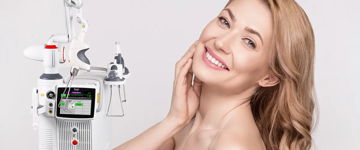 Fotona SP Dynamis laser used for TwinLight treatment at Medical Aesthetics 360