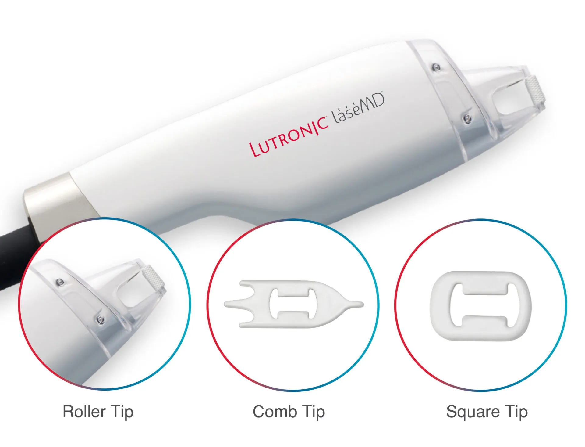LaseMD fractional laser handpiece used in personalised Sydney skin treatment planning