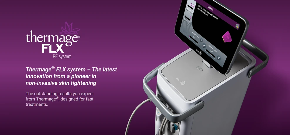 Thermage FLX mechanism of action for collagen support and skin tightness in Sydney
