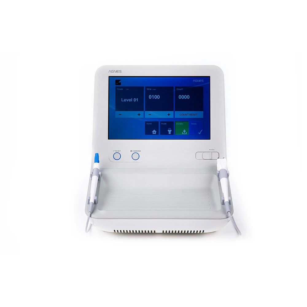 AGNES radiofrequency treatment system with precision handpieces